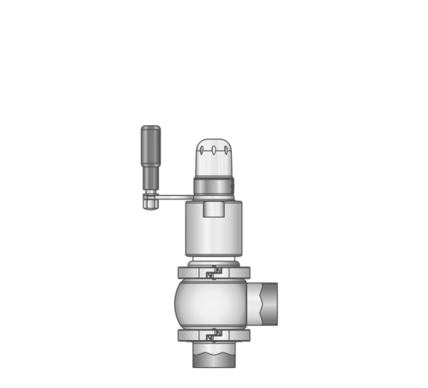 Right-angle flow control valve 91XX S-S 