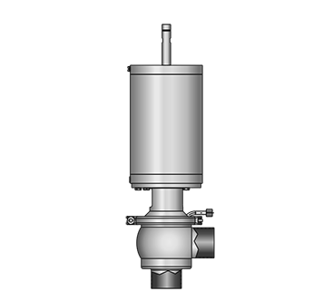 Aseptic angle valve 5836 S-S