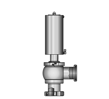 KI-DS Elbow overflow valve 5571 K/M-G