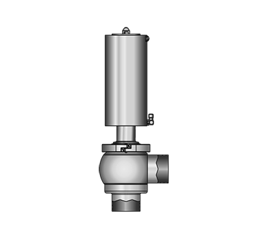 KI-DS Elbow overflow valve 5571 S-S
