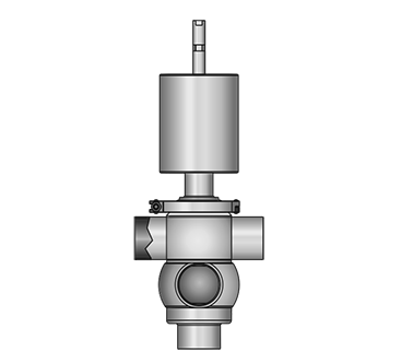 KI-DS Two-way changeover valve 5516 SS-S-S