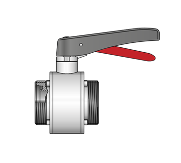 Straight-way ball valve 4021 G-G