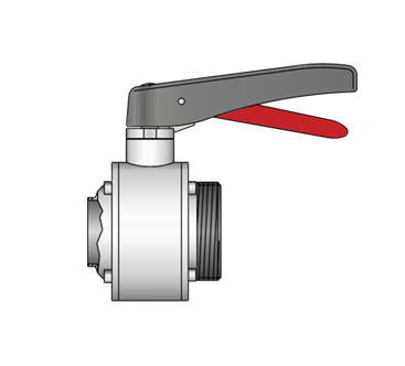 Straight-way ball valve 4021 G-S