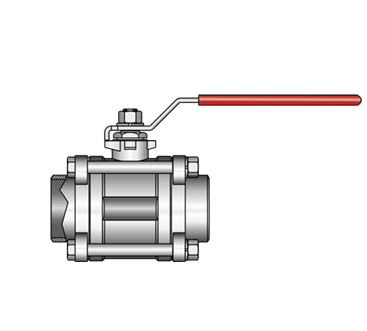 Straight-way ball valve 4062 S-S