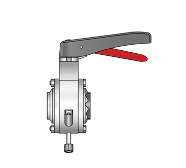 Leakage butterfly valve 4367 S-S