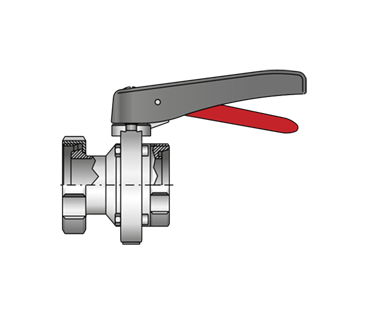 Butterfly valve 4304 K/M-G