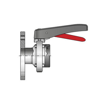 Butterfly valve 4307 PN10-G