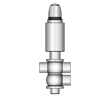 Double-seat valve 5671 SS-S 