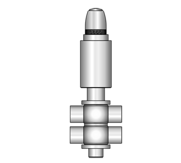 Double-seat valve 5674 SS-SS