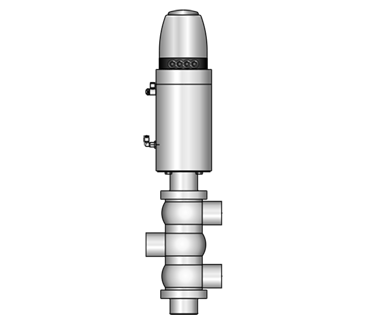 Double-seat changeover valve 5674 S-S-S